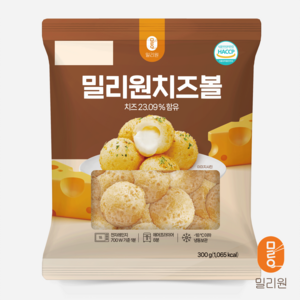 [밀리원] 모짜렐라 연유 치즈볼 300g, 1개