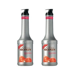 모닌 스트로베리 믹스퓨레 1000ml 1개 1L, 2개