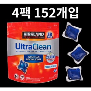 코스트코 [커클랜드] 울트라팩 캡슐세제, 4개, 38개입