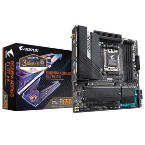 [GIGABYTE] B650M AORUS ELITE AX 피씨디렉트 (AMD B650/M-ATX)