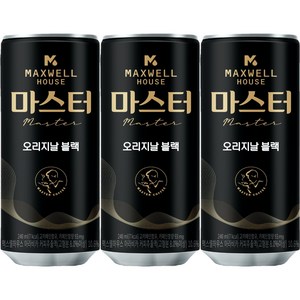 동서식품 맥스웰 콜롬비아나 오리지날 블랙240ml 6캔, 6개, 240ml