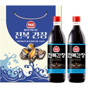 해표간장 전복간장 500mlx2p 보험사은품 개업사은품, 2개, 500ml