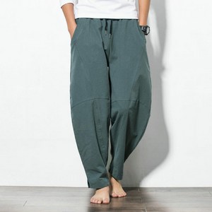 M-5XL 면 마 남자 빅 사이즈 캐주얼 바지 개량복장 men's trousers 뉴타임즈 B453J900