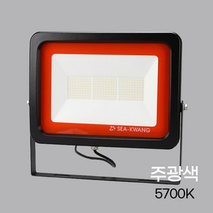 사각LED투광기 S-19-1 150W 노출 주광 KC