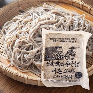 오지상구루메 냉동_니혼소바 1080g(180gx6ea) 메밀면 소바, 1.08kg, 6개