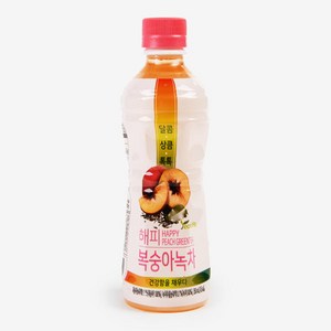 해피복숭아녹차 350ml, 40개