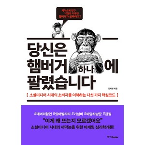 당신은 햄버거 하나에 팔렸습니다:소셜미디어 시대의 소비자를 이해하는 다섯 가지 핵심코드, 중앙북스, 김지헌