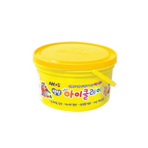 아모스 탱탱아이클레이, 노랑, 600g, 1개