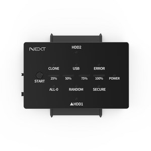 (NEXT 618DEU3) 1대1복사 완전삭제 하드복사기 외장하드사용가능, 1개