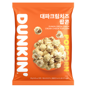 던킨도너츠 대파크림치즈 팝콘, 80g, 20개