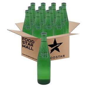 푸드스타 칠성사이다 병음료 340ml, 12개