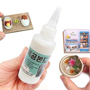 미니를사랑하는사람들 목재 DIY 미니어처 만들기 대용량 무독성 목공본드 120ml, 1개