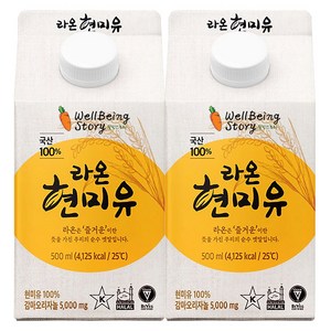 라온 현미유 (500ml), 2개, 500ml