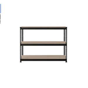 스피드랙 3단 1500 x 600 x 1200 mm 3단 무볼트 조립식 철제 선반 앵글 펜트리 렉 베란다, 블랙