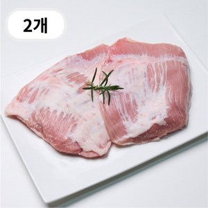 엄마가 손질한 냄새없는 통항정살 천겹살, 수육용 1kg, 2개