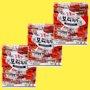 엉클팝 길쭉이 보리과자 400g 3개입, 3개