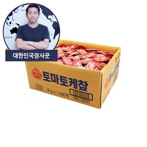 오뚜기 토마토 케찹 1회용, 9g, 1000개