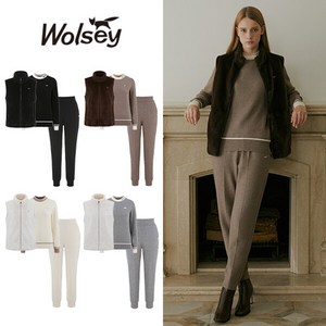 [최초가 129000원][24FW최신상][Wolsey] 울시 여성 퍼베스트1종+니트셋업 2종 (총 3종)