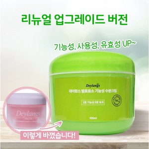 데이랑스 발효효소 물광 수분크림 100ml, 1개, 100g