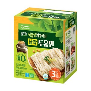 [풀무원] [식물성지구식단] 납작두유면, 450g, 1개