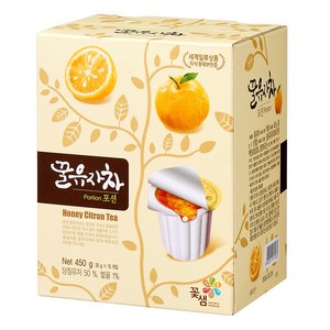 꽃샘 참조은 꿀유자차 포션, 30g, 15개입, 1개