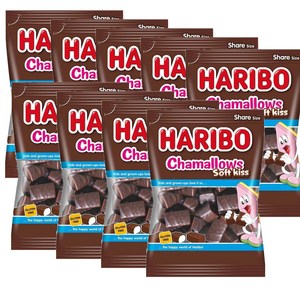 Haibo Chamallows Soft Kiss 하리보 샤멜로스 소프트 키스 200g 6팩, 9개