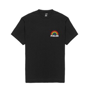 [폴러스터프] RAINBOW TEE BLACK