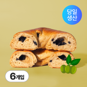 통밀 고단백 프로틴 올리브 베이글(당일생산 당일배송), 6개, 100g