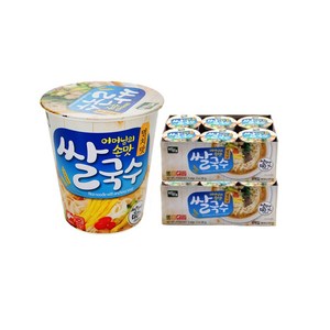 백제 쌀국수 멸치맛 미니컵(컵라면) 58g, 12개