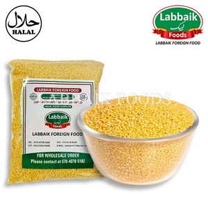 LABBAIK Yellow Moong Lentil / Pulse (Dal Moong /Mung) 800g 옐로우 뭉 렌틸, 1개