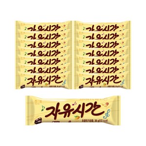 해태 자유시간 솔티드아몬드카라멜 36g, 15개