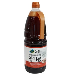 신송 참기름, 1.8L, 2개