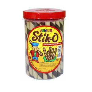 Junio Stik-O Chocolate Waffe Stick 스틱오 초콜렛 웨이퍼 스틱, 1개, 380g