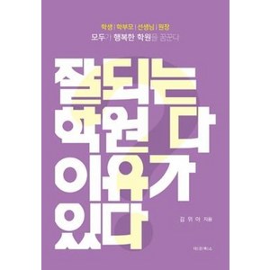 잘되는 학원 다 이유가 있다, 김위아, 도서출판대경북스