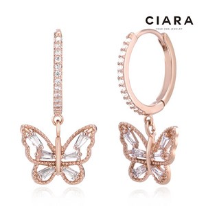 CIARA 14K Bolzano 샤이닝B 원터치 귀걸이(GoldPlated)