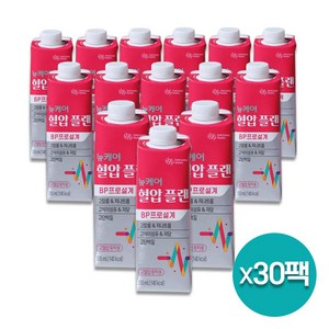 뉴케어 혈압플랜 (1박스) 저당 균형영양식, 200ml 30팩, 30개, 200ml