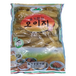 솔거식품 통오이 오이지 4kg, 1개