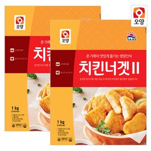 치킨너겟 판매자 햇살누리, 1kg, 2개