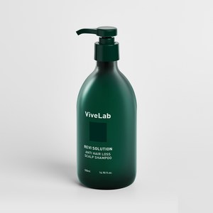 바이브랩 리바이 솔루션 안티 헤어 로스 샴푸 대용량 초록 탈모샴푸, 500ml, 1개