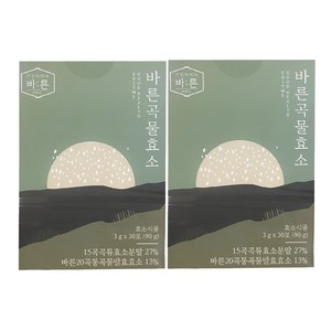 바른 곡물효소 누룽지맛, 90g, 2개