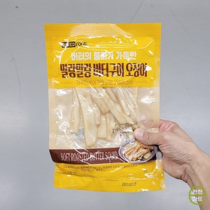 정화식품 말랑말랑 버터구이 오징어, 3개, 120g