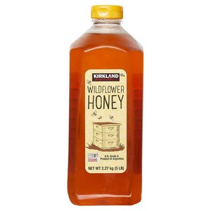 Kikland Signatue Wild Flowe Honey 5 lbs (2 Pack) Kikland Signatue 야생화 꿀 5파운드(2팩), 2.27kg, 2개