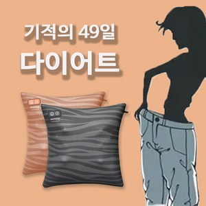기적의 49일 다이어트 [에어로탭] 배안마기 전용 안마쿠션 배마사지 복부마사지 마사지쿠션 허리마사지 목어깨안마 등마사지 쿠션안마 휴대용안마 허리안마, 그레이