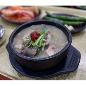 [남동백암왕순대] 전통 순대국 600g (다진청양 다대기 새우젓), 12개