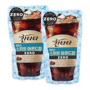 롯데 칸타타 스위트아몬드향 ZERO 파우치커피, 50개, 230ml