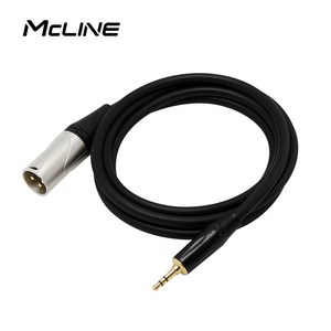 스테레오 ST3.5mm to XLR 캐논 스피커 오디오 케이블 PC 앰프 믹서 연결선, MC-HA28 ST3.5-캐논/숫 50CM, 1개