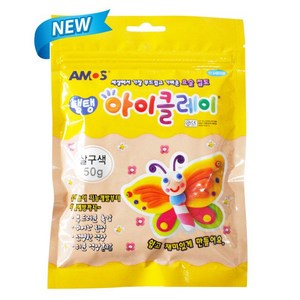 아모스 탱탱 아이클레이 파우치, 살구, 50g, 상세페이지 참조