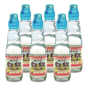 사이토 복숭아 라무네, 6개, 200ml