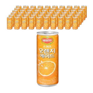 델몬트 스퀴즈 오렌지 에이드, 240ml, 60개