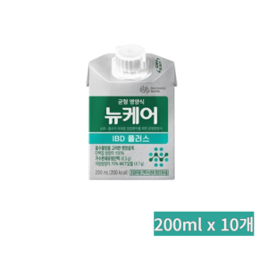 뉴케어 IBD 플러스 장 질환자용 단백가수분해 식품 (액상형), 10개, 200ml